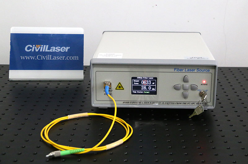 DFB laser L-band 1565nm~1570nm 10mW~1000mW SM Fiber Laser LCD Desktop type